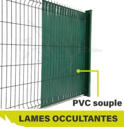 Lamelles Occultation PVC Souple