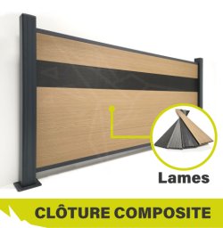 2023 - VIGNETTE - Lames clôture composite