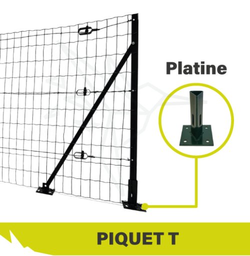 2023 - VIGNETTE - Platine piquet T vert
