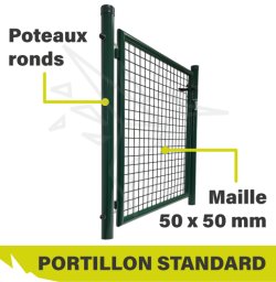 2023 - VIGNETTE - Portillon standard vert