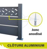2023 - VIGNETTE - Jonc Aluminium clôture alu