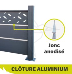 2023 - VIGNETTE - Jonc Aluminium clôture alu